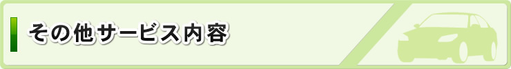 その他サービス内容